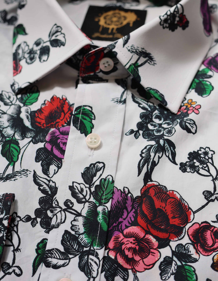 Painted Flowers Shirt