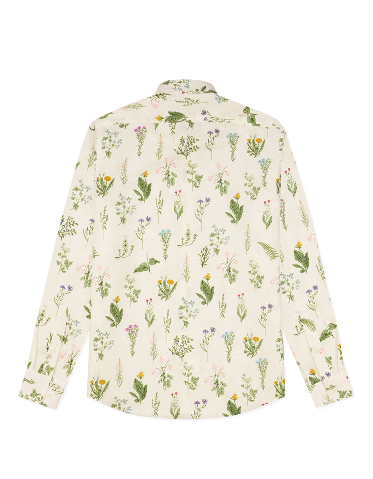 Wild Flowers Linen Shirt