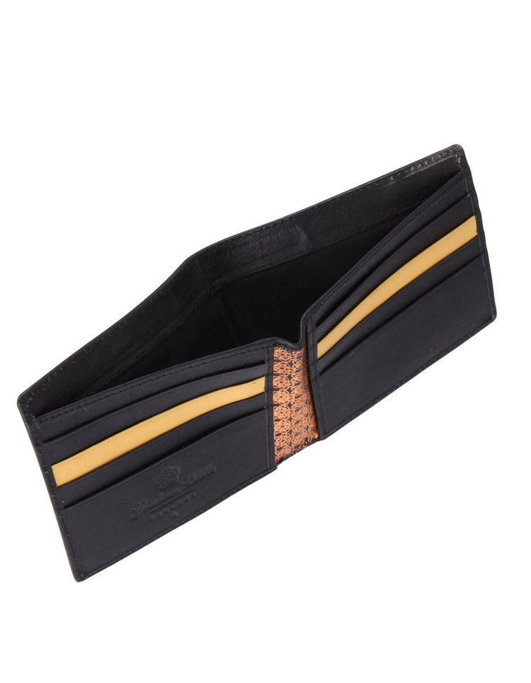 All Black Leather Wallet - Gresham Blake Online
