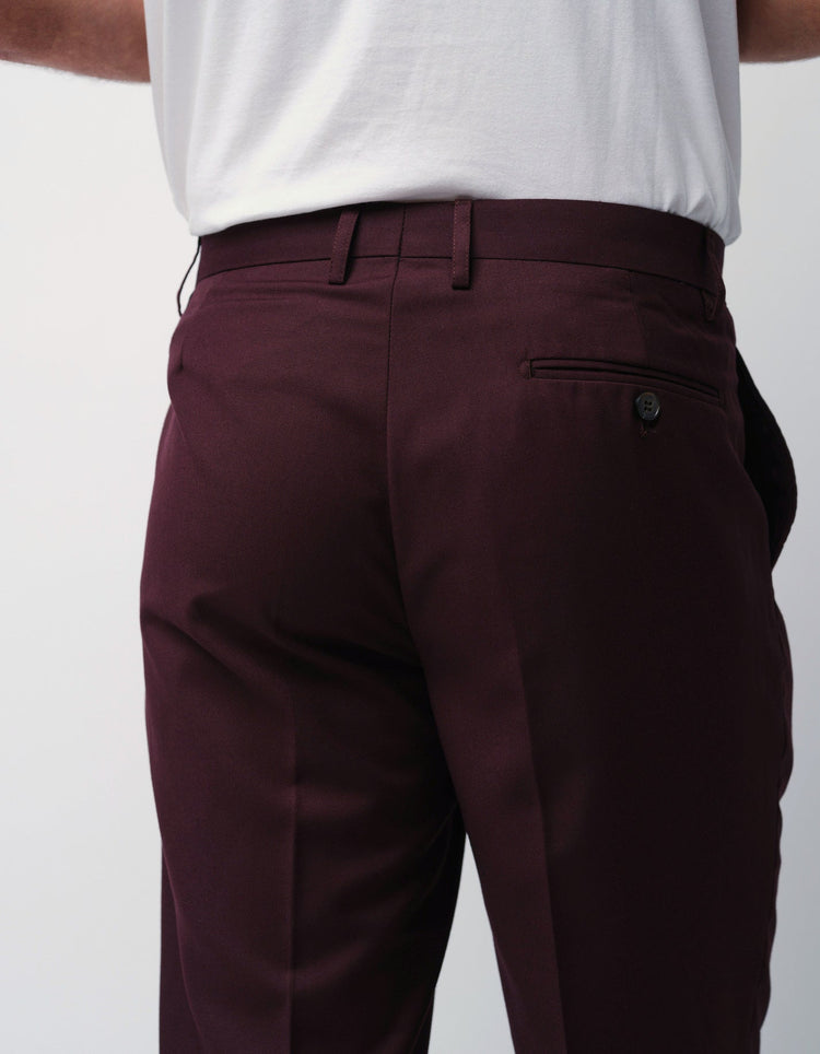 Aubergine Trousers - Gresham Blake Online