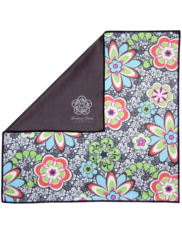 Psychedelic Microfiber Pocket Square