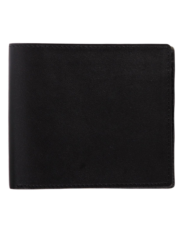 Black & Beige Leather Wallet