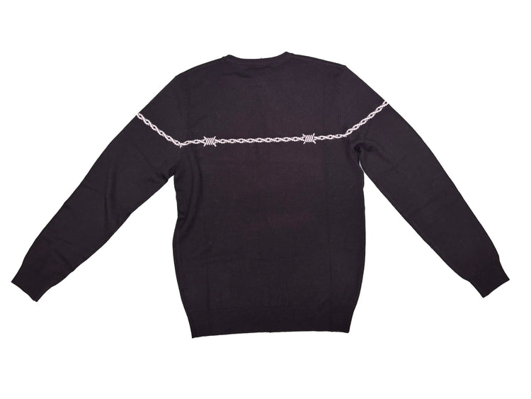 Black Barbed Wire Jumper - Gresham Blake Online
