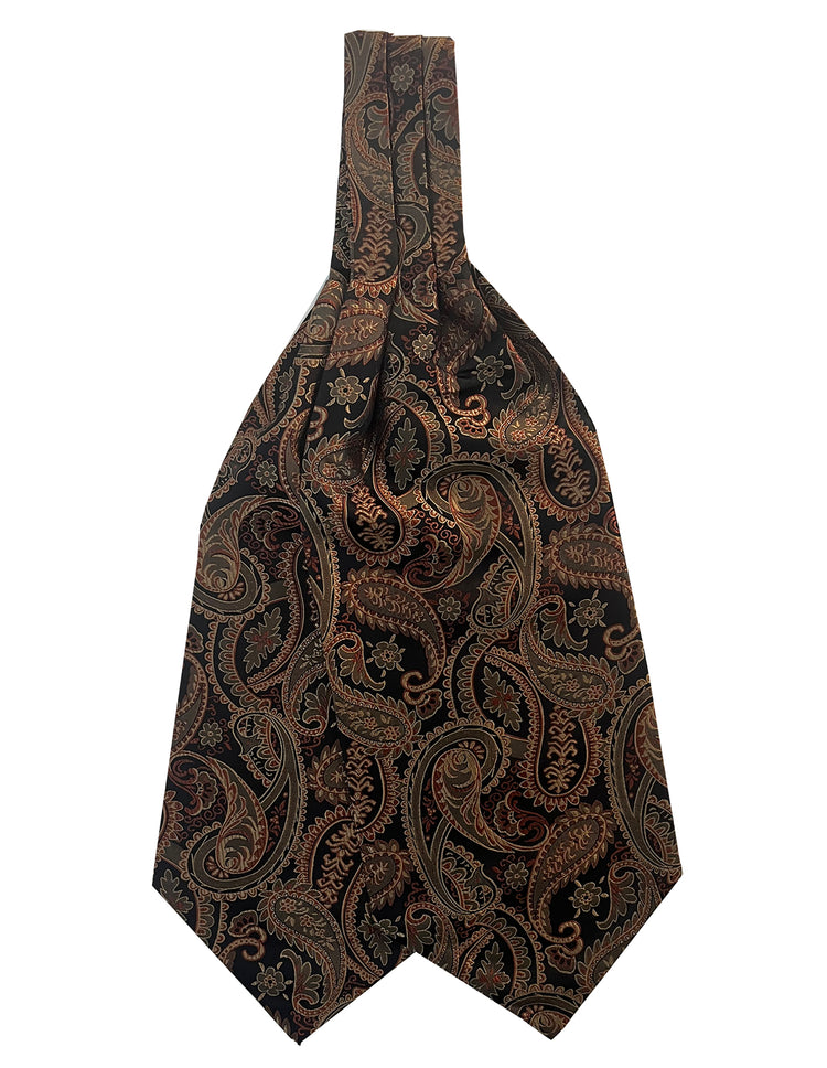 gold paisley cravat