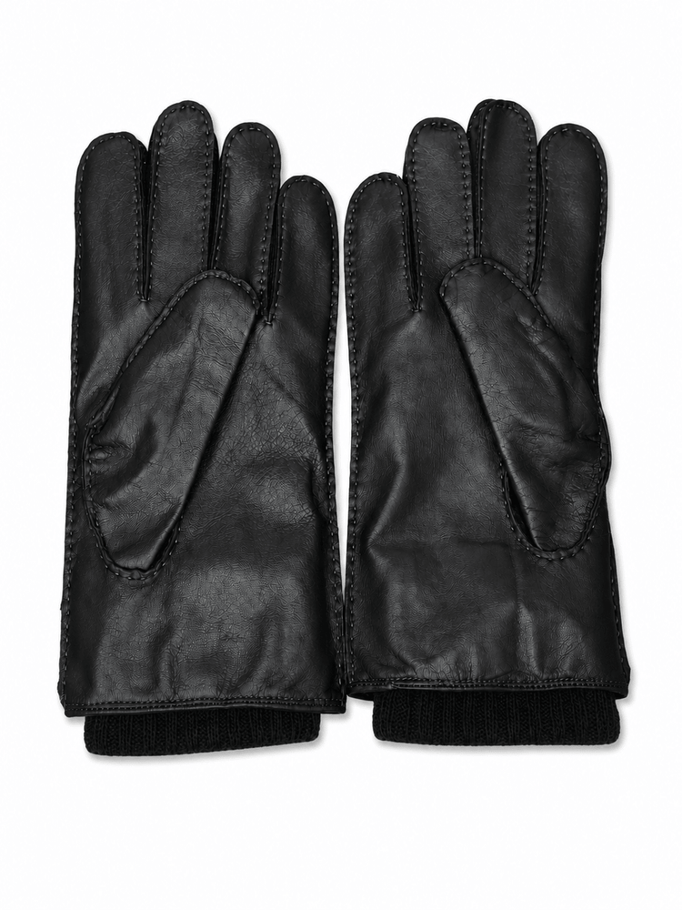 Black Leather Gloves - Gresham Blake Online