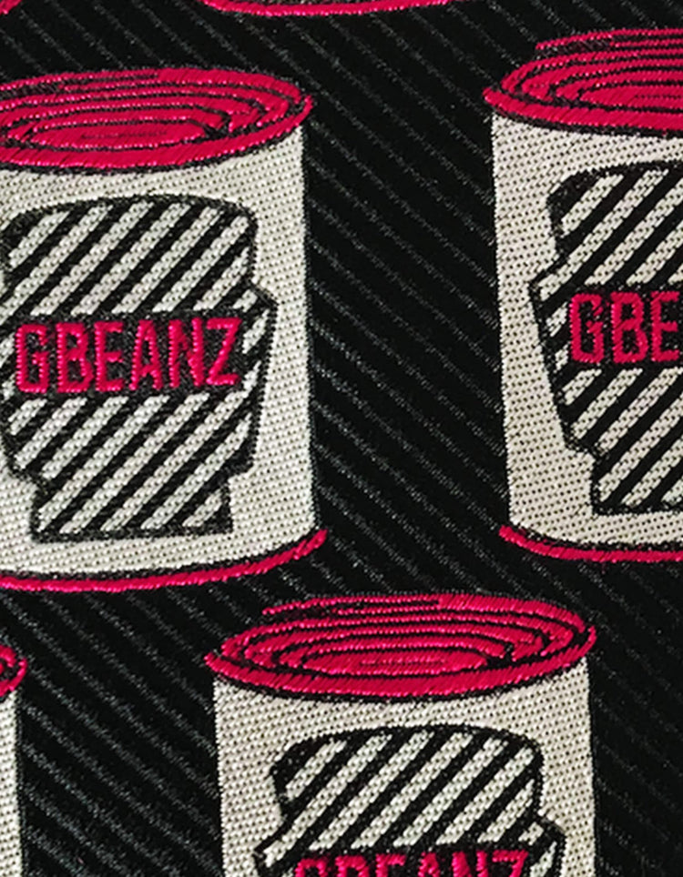 Black & Pink Gbeanz Tie - Gresham Blake Online