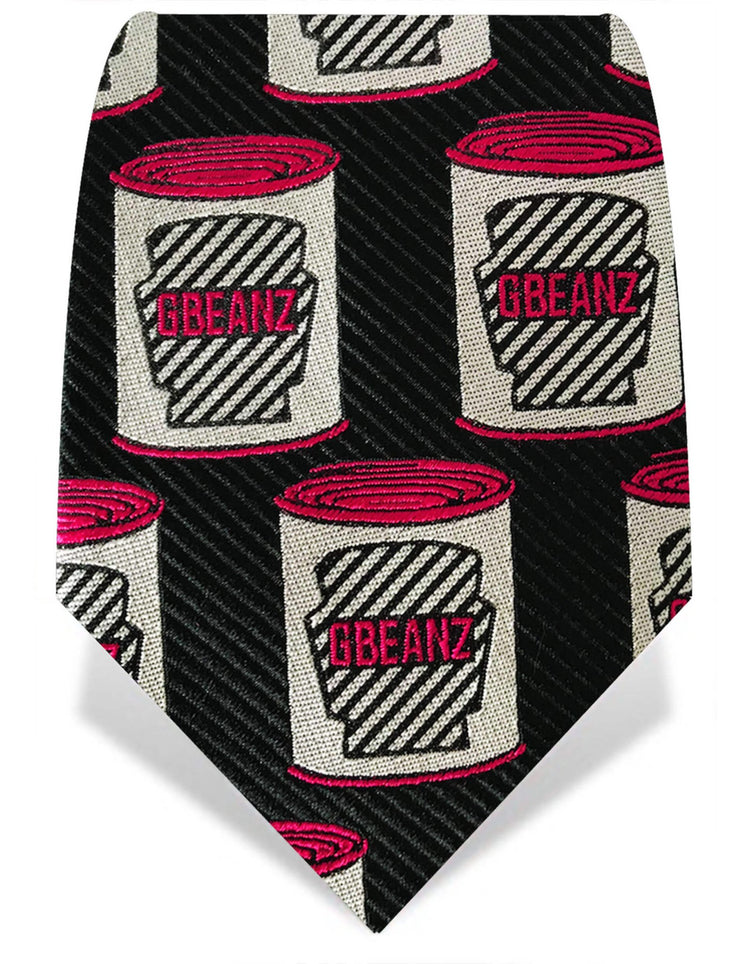 Black & Pink Gbeanz Tie - Gresham Blake Online