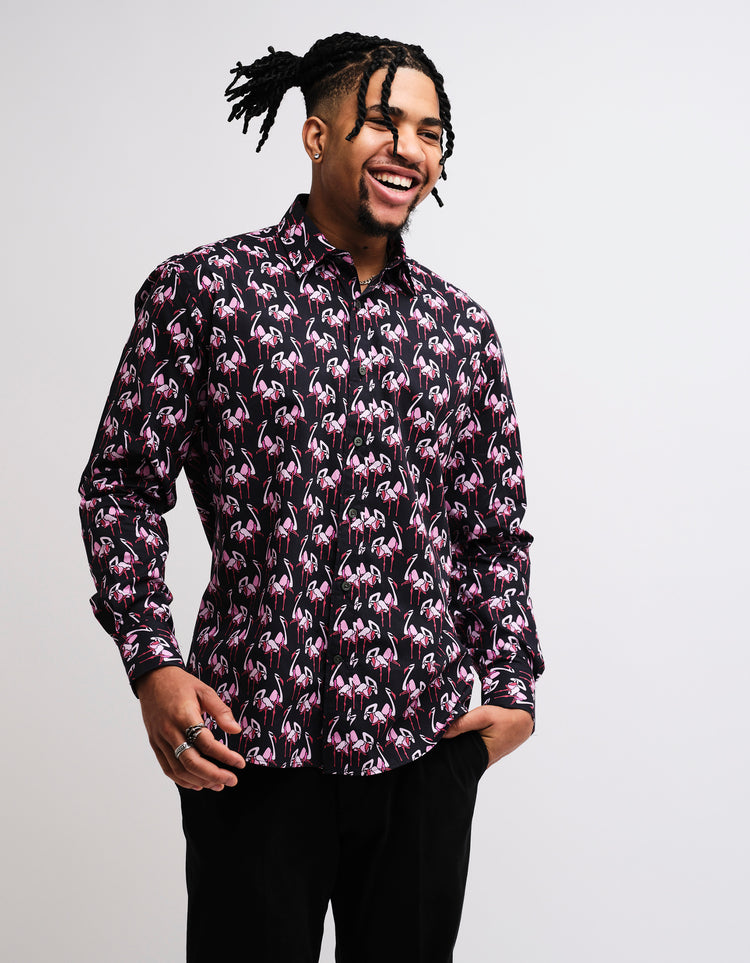 Black Flamingo Shirt