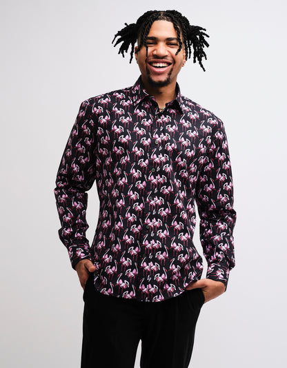 Black Flamingo Shirt
