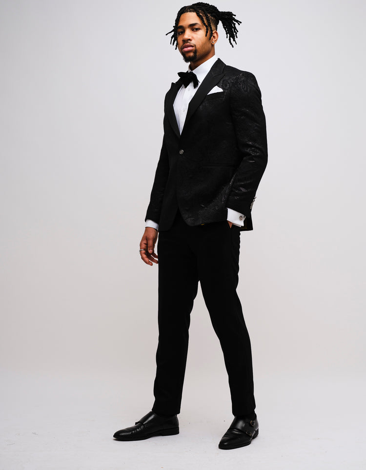 Black Jacquard Dinner Jacket GOLD COLLECTION