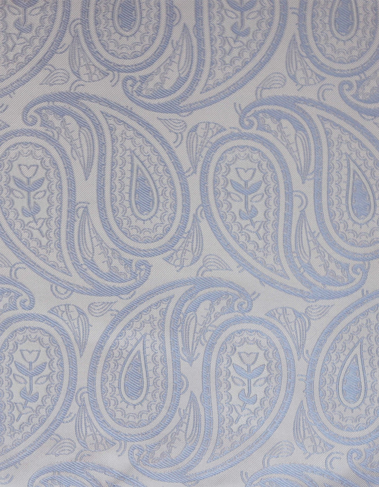 Blue Paisley Pocket Square - Gresham Blake Online