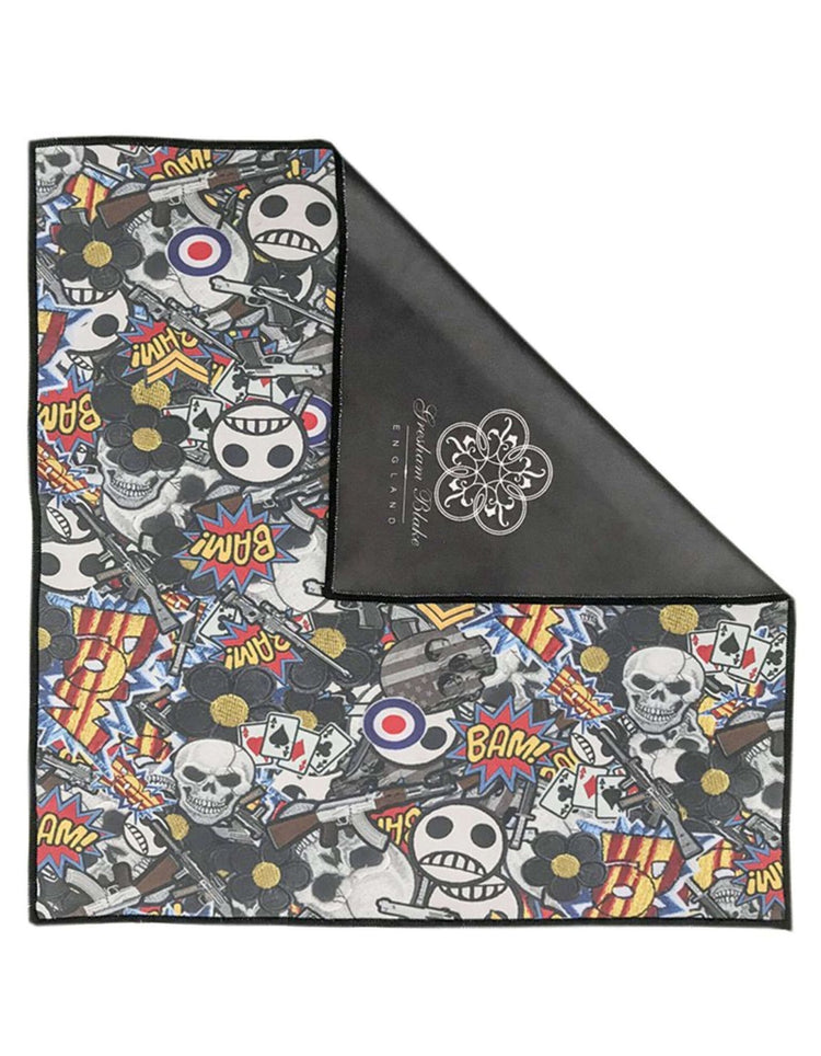 Boys Toys Retro Patch Microfiber Pocket Square - Gresham Blake Online