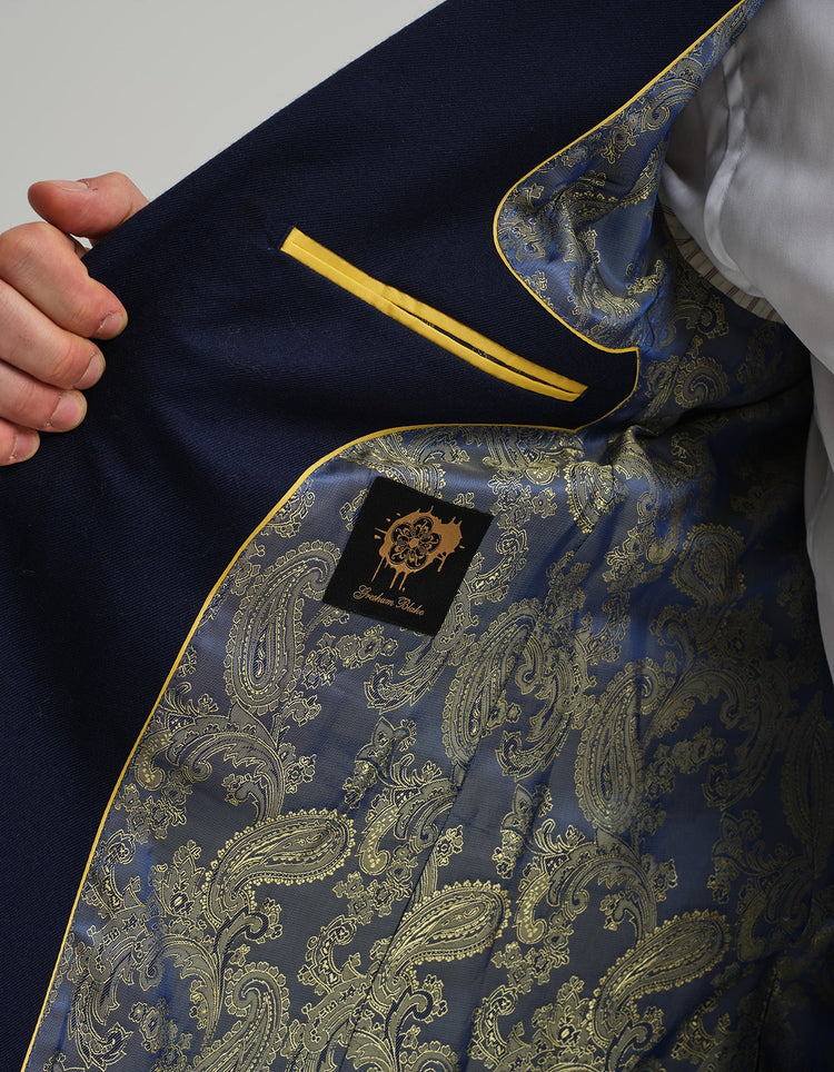 Bright Blue Twill Suit - Gresham Blake Online