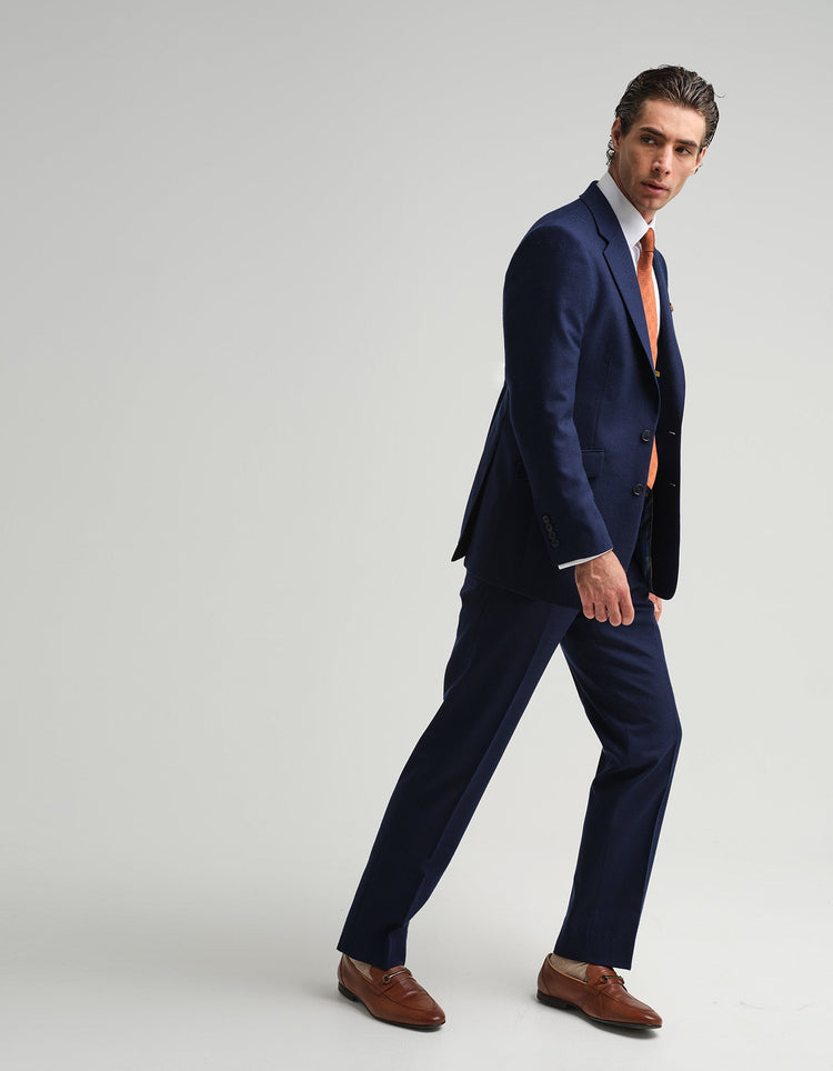 Bright Blue Twill Suit - Gresham Blake Online