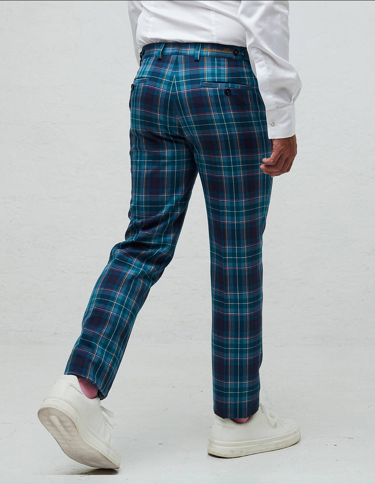 Brighton And Hove Tartan Trouser - Gresham Blake Online