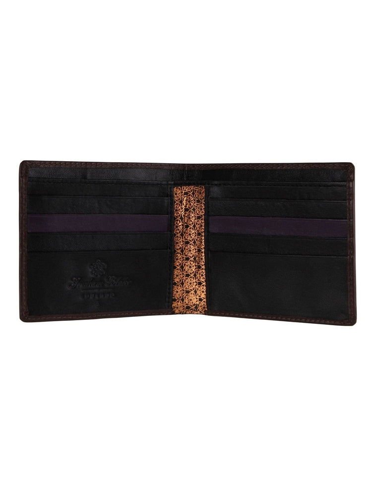 Brown & Black Leather Wallet - Gresham Blake Online