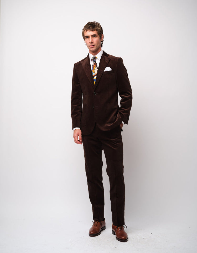 Brown Corduroy Suit - Gresham Blake Online