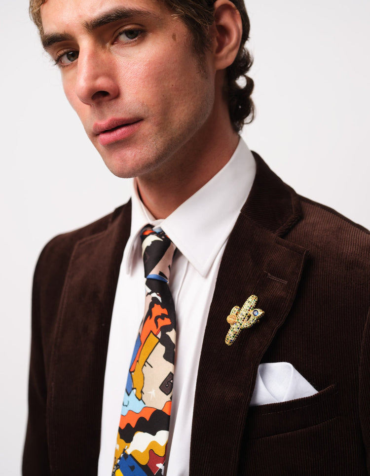 Brown Corduroy Suit - Gresham Blake Online