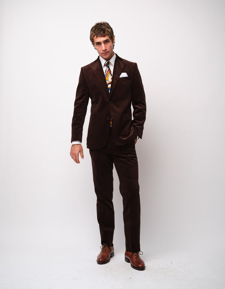 Brown Corduroy Suit - Gresham Blake Online