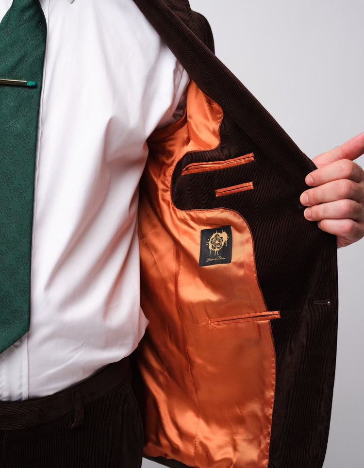 Brown Corduroy Suit - Gresham Blake Online
