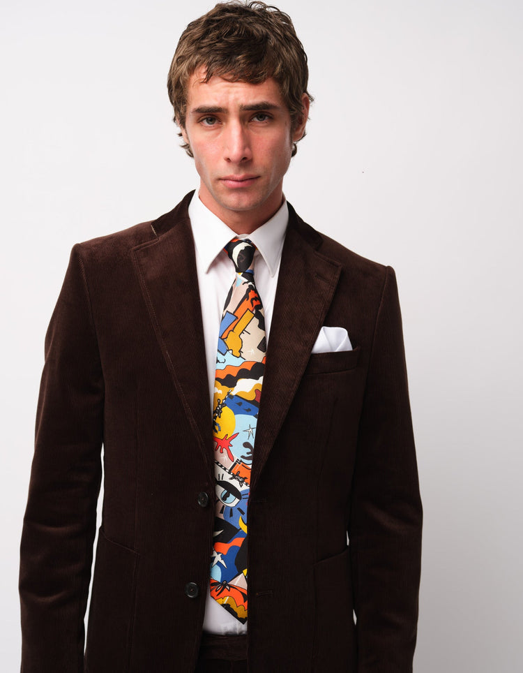 Brown Corduroy Suit - Gresham Blake Online
