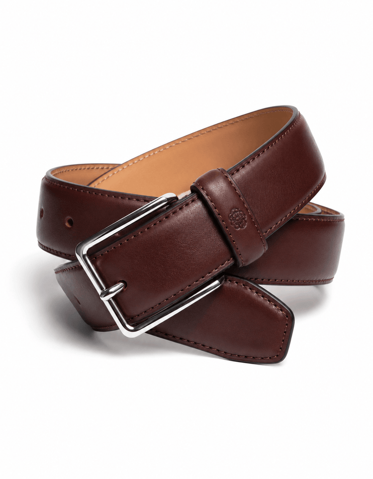 Brown Leather Belt - Gresham Blake Online