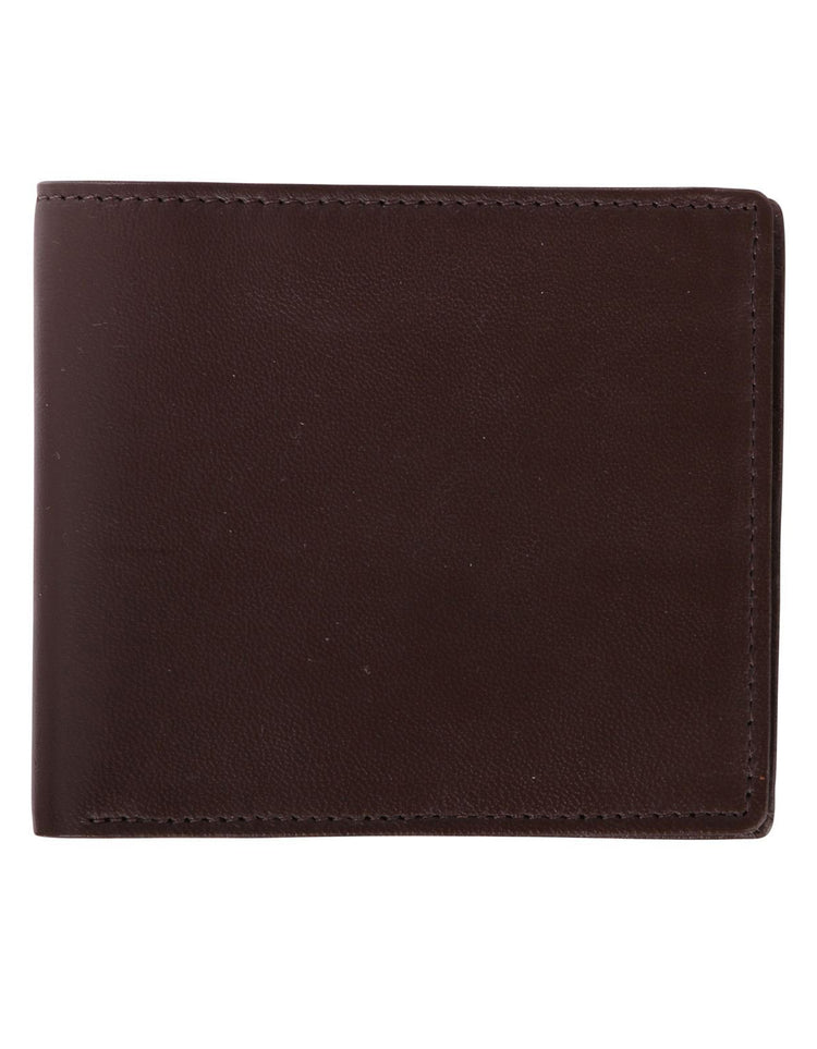 Brown & Black Leather Wallet