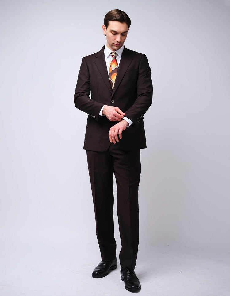 Brown Mohair Suit - Gresham Blake Online