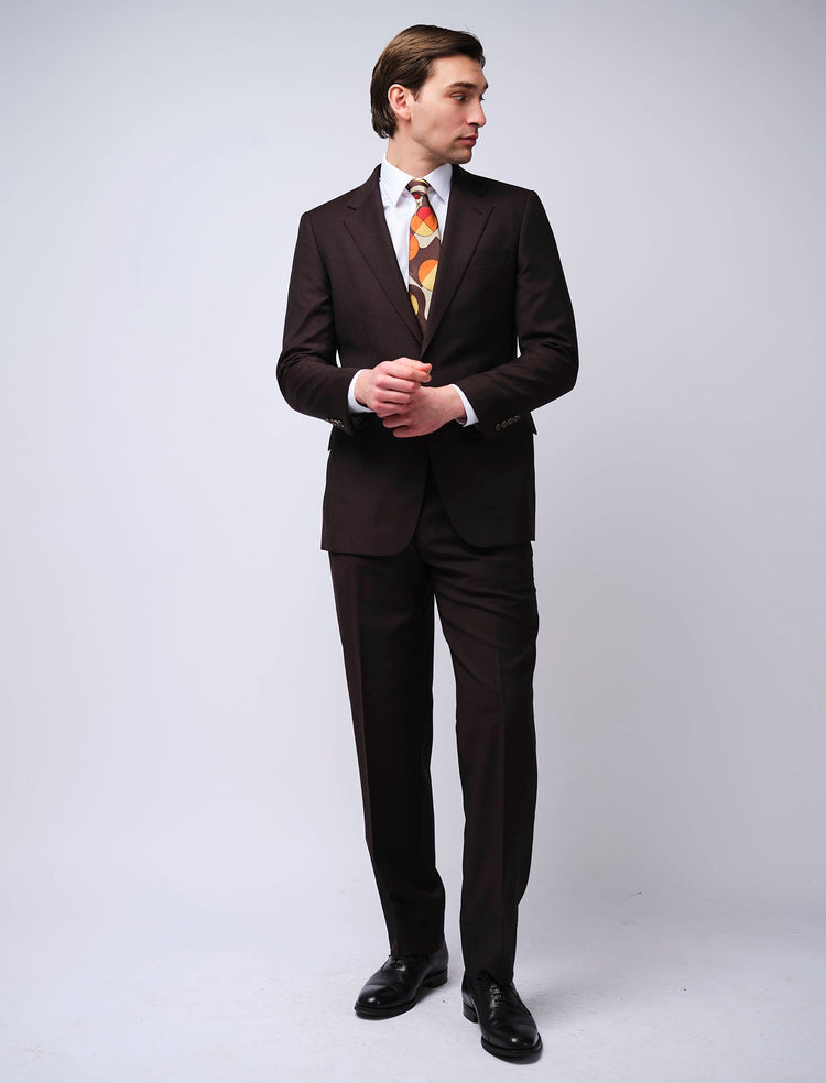 Brown Mohair Suit - Gresham Blake Online