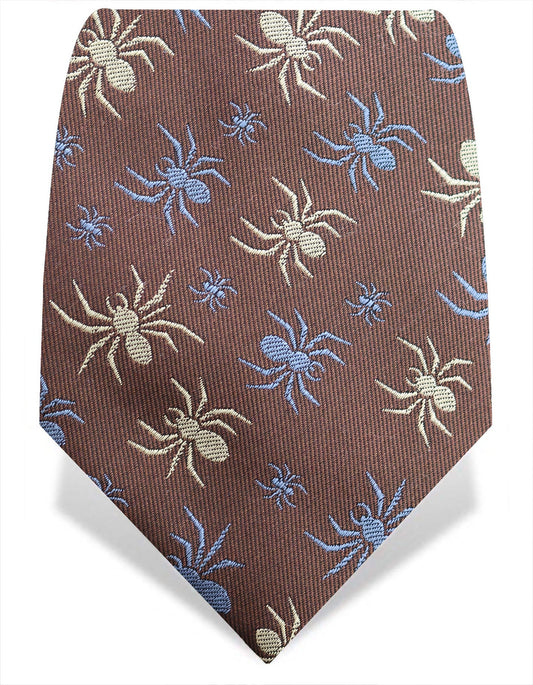 Brown Spiders Silk Tie - Gresham Blake Online