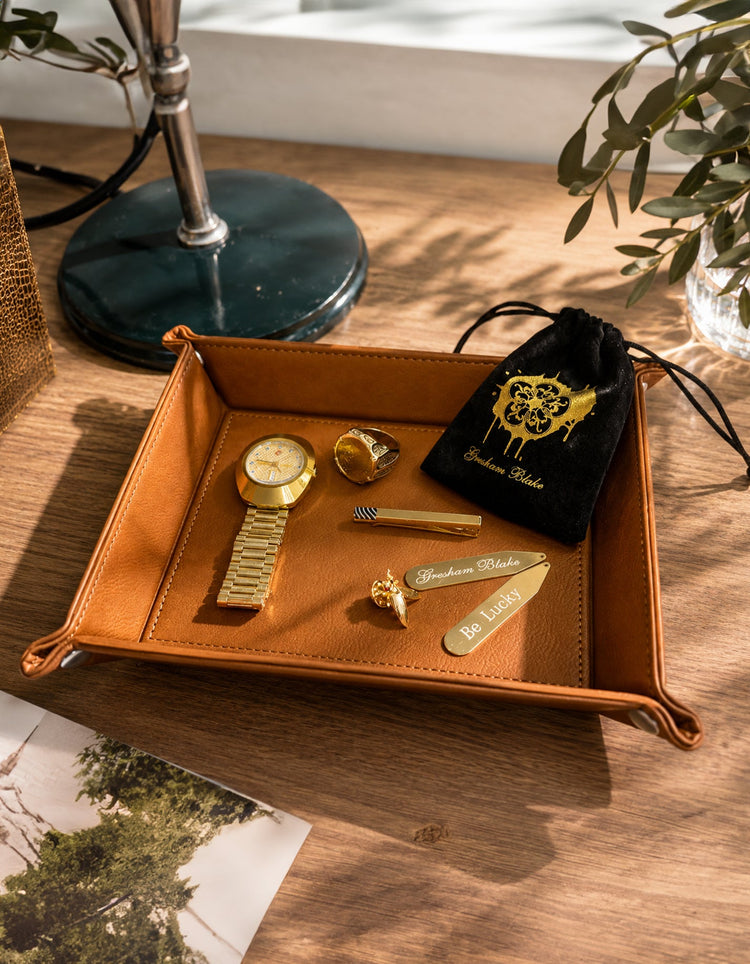 Brown Valet Tray - Gresham Blake Online
