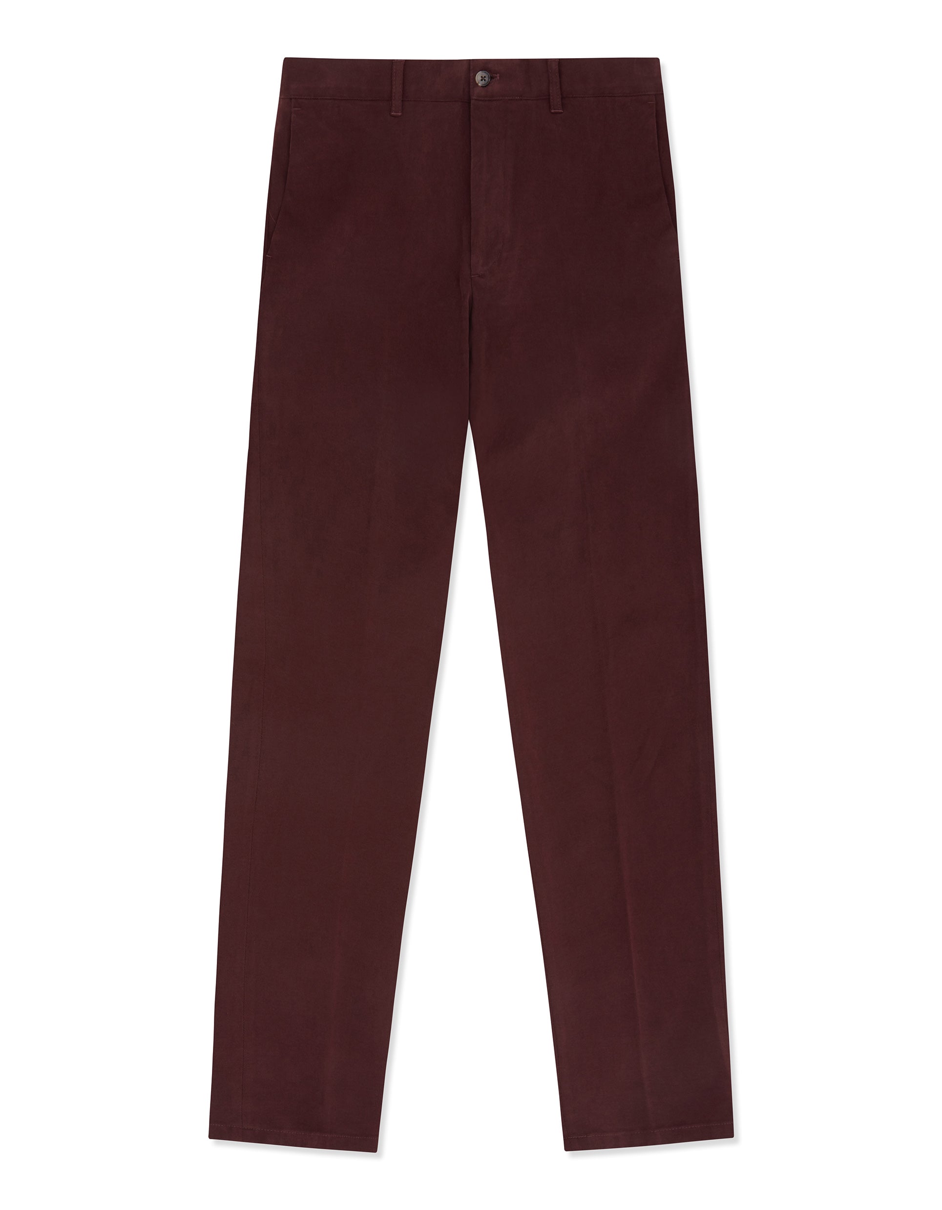 burgundy cotton trouser