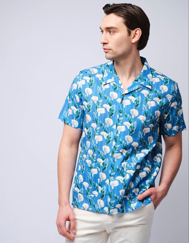 Calla Lily Short Sleeve Shirt - Gresham Blake Online