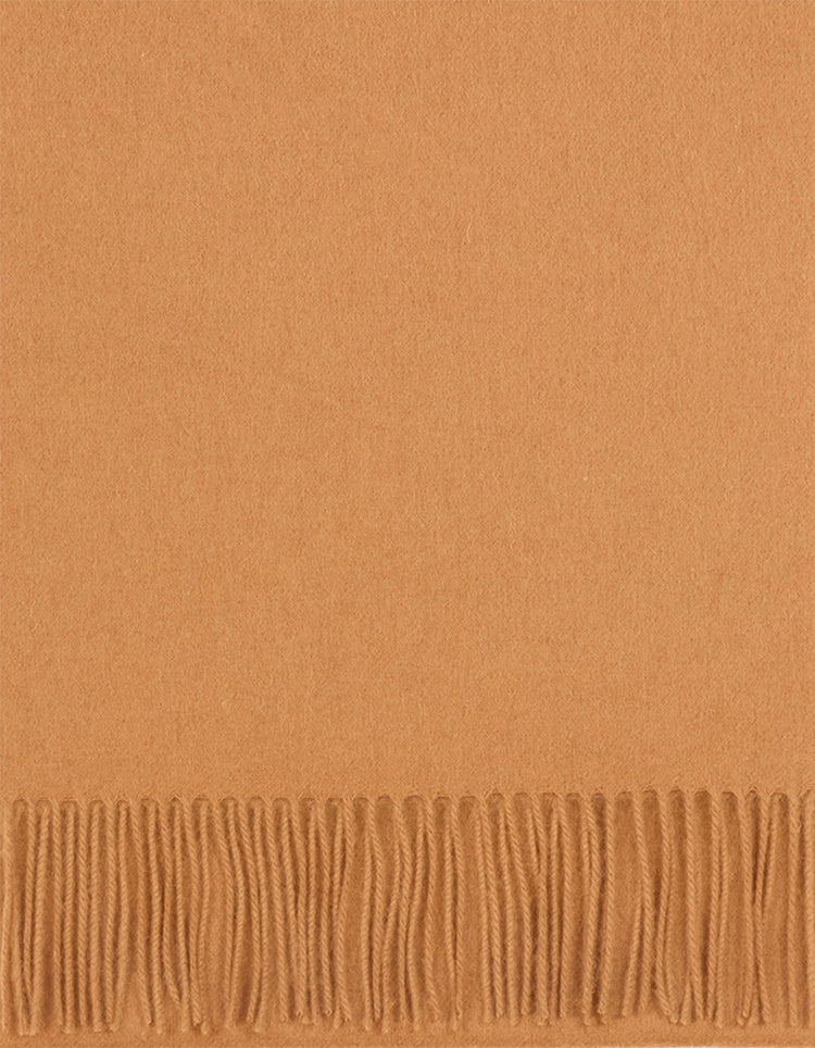 Camel Wool Scarf - Gresham Blake Online