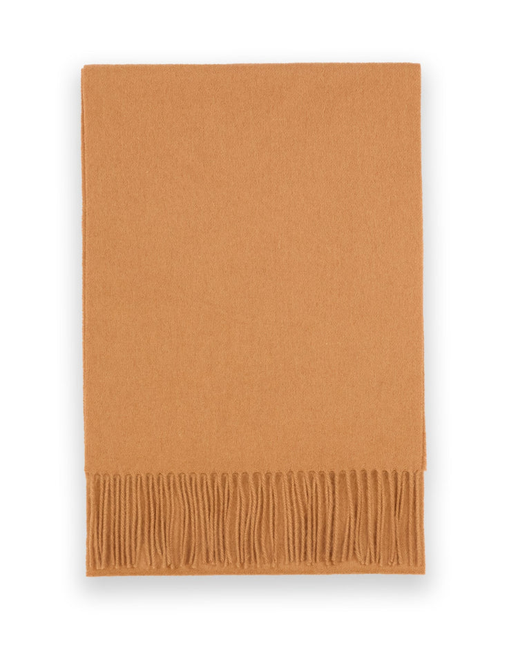 Camel Wool Scarf - Gresham Blake Online