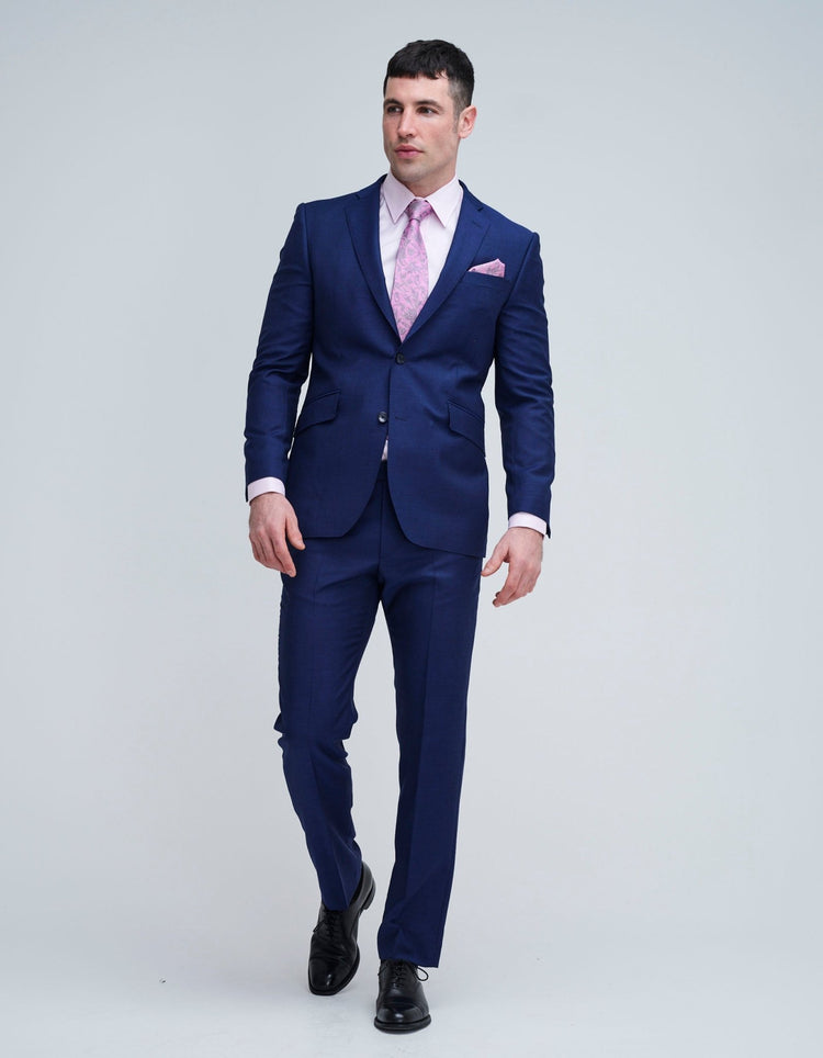 Cobalt Mohair Suit - Gresham Blake Online