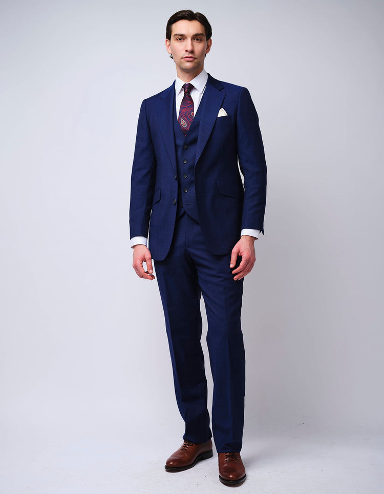 Cobalt Mohair Suit - Gresham Blake Online