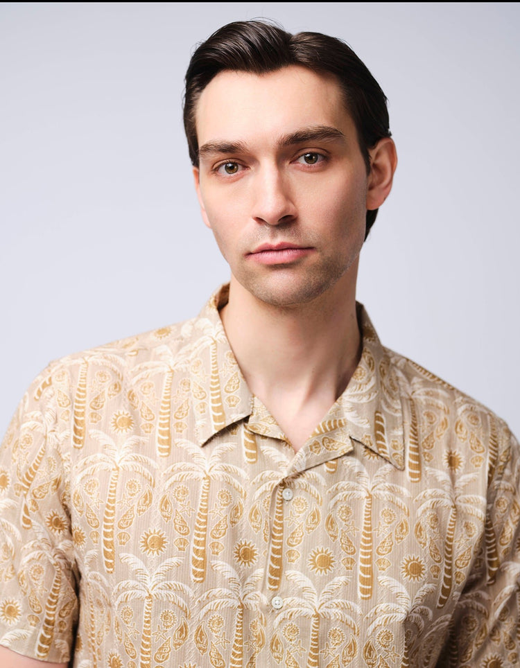 Desert Palm Short Sleeve Shirt - Gresham Blake Online