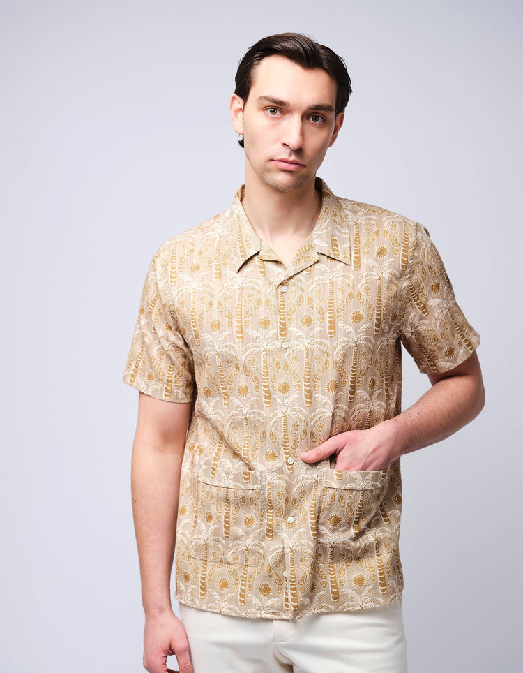Desert Palm Short Sleeve Shirt - Gresham Blake Online