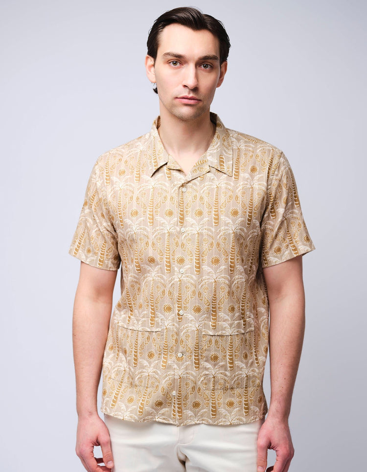 Desert Palm Short Sleeve Shirt - Gresham Blake Online