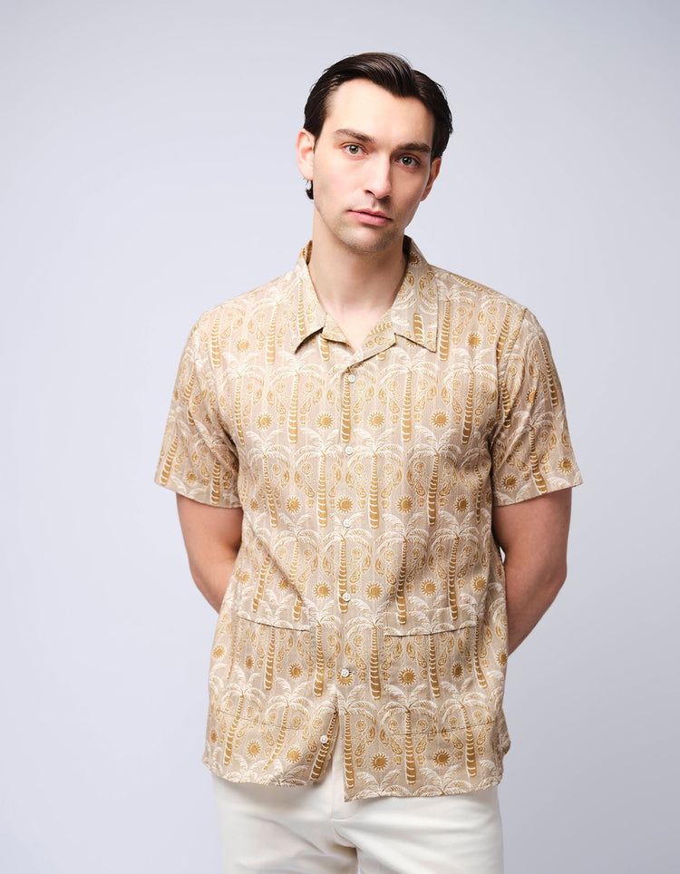 Desert Palm Short Sleeve Shirt - Gresham Blake Online