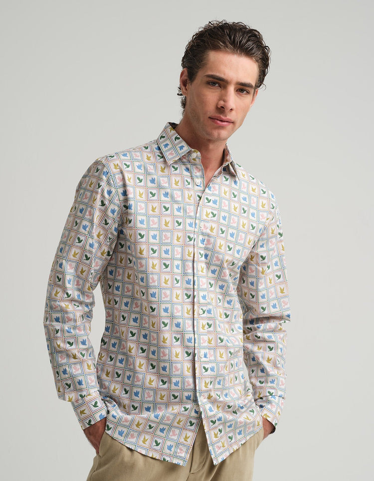 Dove Stamp Shirt - Gresham Blake Online