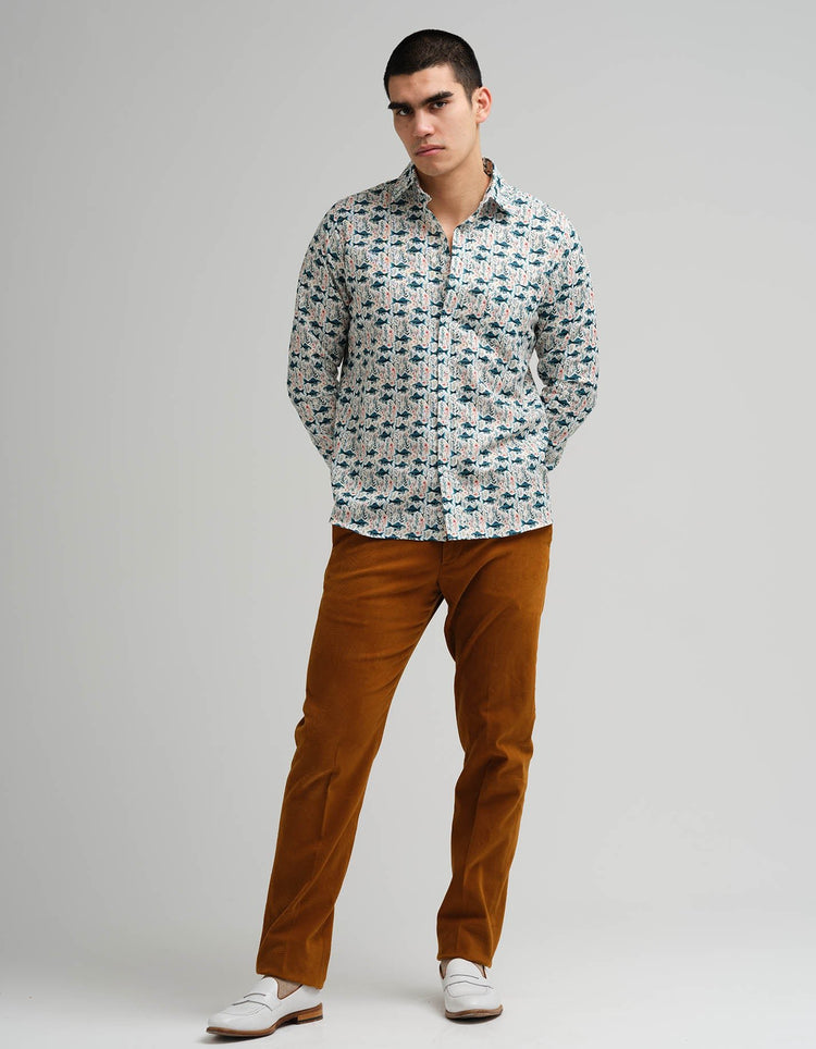 Fish Linen Shirt - Gresham Blake Online