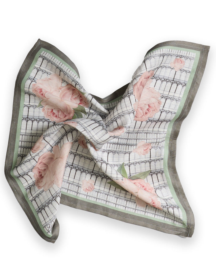 Floral & Glass Pocket Square - Gresham Blake Online