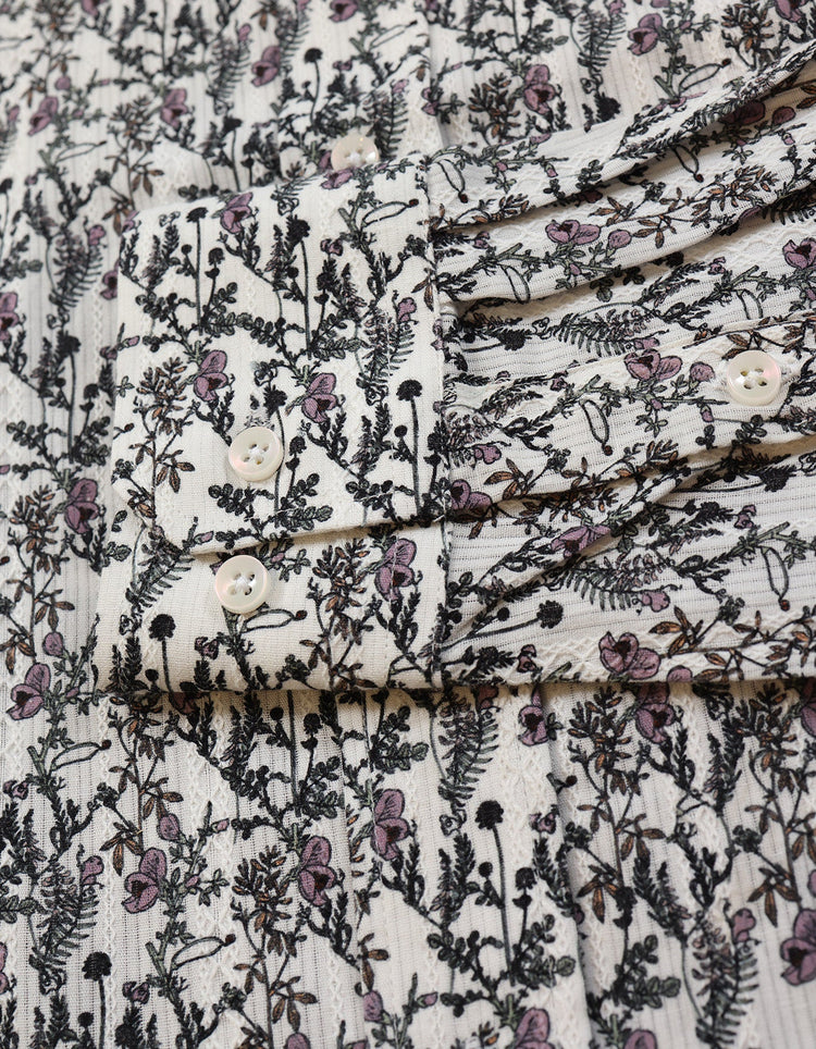 Floral Jacquard Shirt - Gresham Blake Online