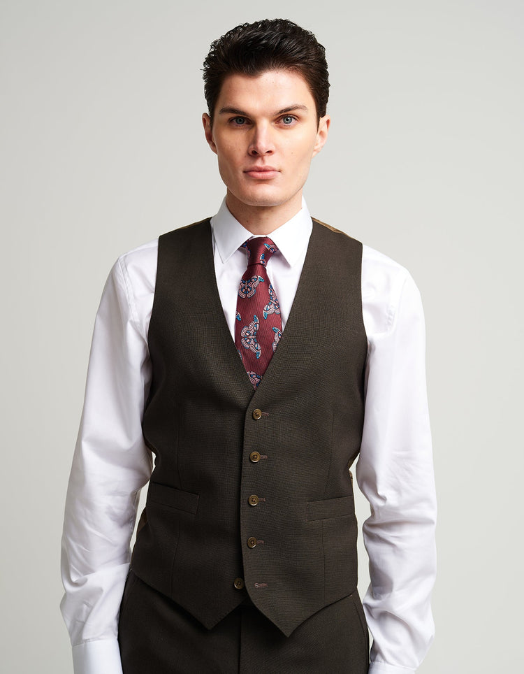 Forest Green Waistcoat - Gresham Blake Online