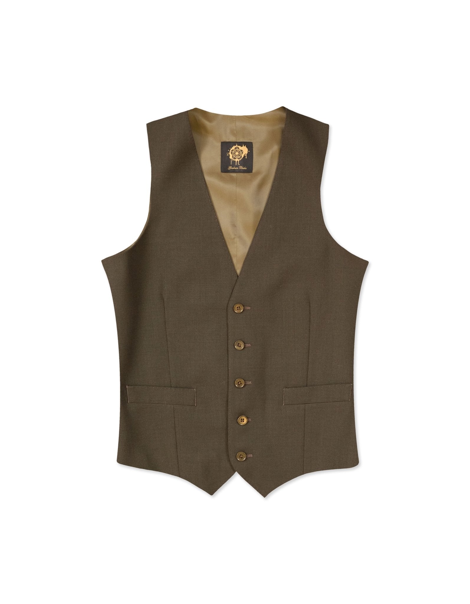 Forest Green Waistcoat | Gresham Blake Online