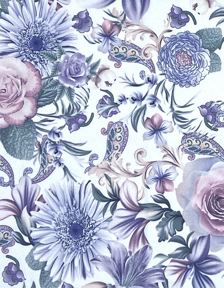Garden Floral Microfiber Pocket Square - Gresham Blake Online