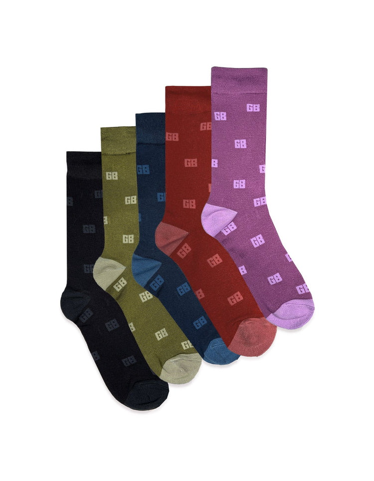 GB Monogram Bamboo Sock Box Set - Gresham Blake Online