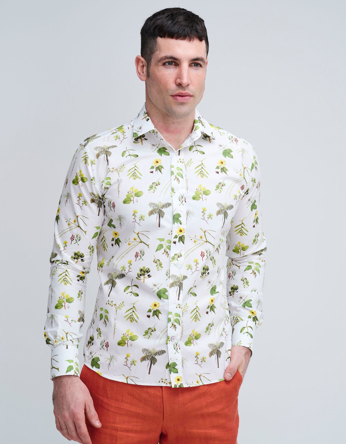 flower print shirt mens